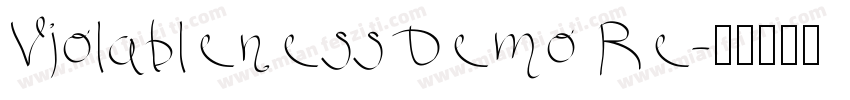 Violableness Demo Re字体转换